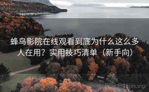 蜂鸟影院在线观看到底为什么这么多人在用？实用技巧清单（新手向）