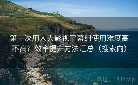 第一次用人人影视字幕组使用难度高不高？效率提升方法汇总（搜索向）