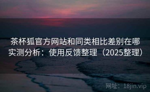 茶杯狐官方网站和同类相比差别在哪实测分析：使用反馈整理（2025整理）