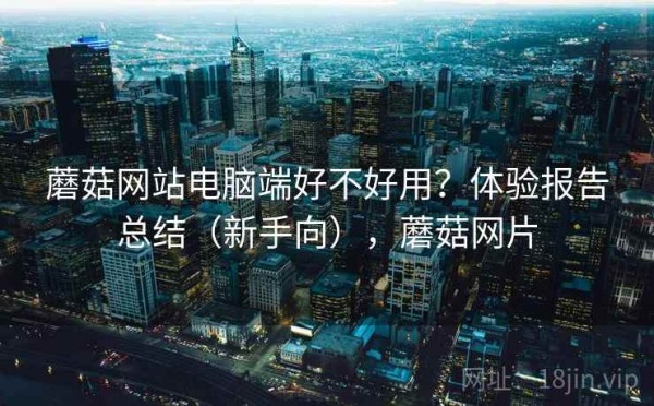蘑菇网站电脑端好不好用？体验报告总结（新手向），蘑菇网片
