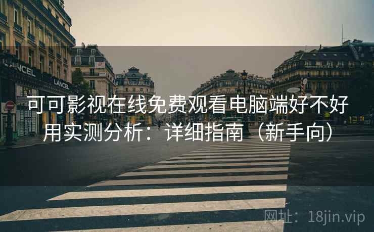 可可影视在线免费观看电脑端好不好用实测分析：详细指南（新手向）